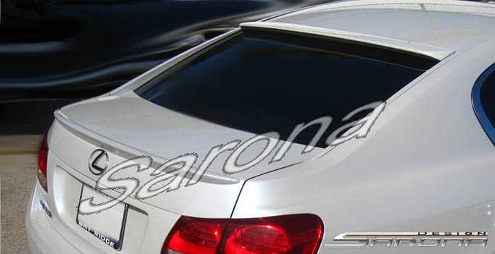 Custom Lexus GS300/400 Roof Wing  Sedan (2006 - 2012) - $249.00 (Manufacturer Sarona, Part #LX-011-RW)